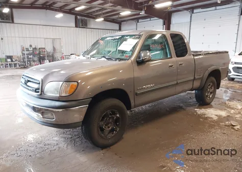 2002 Toyota Tundra Sr5 из США, поврежденный, VIN 5TBBT44102S249000